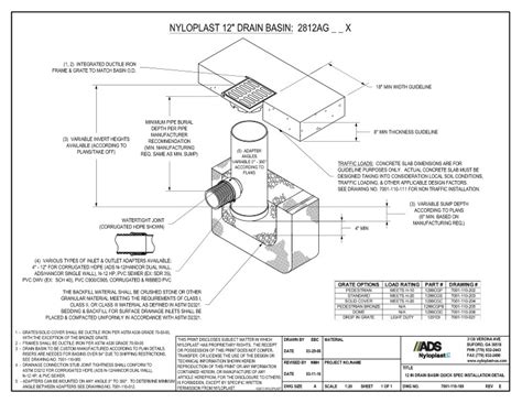 nyloplast junction box|12 nyloplast drain basin.